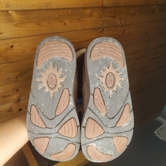 ❤️ UGG AUSTRALIA suede brown leather lace-up winter boots tie size 7 - Picture 7 of 7